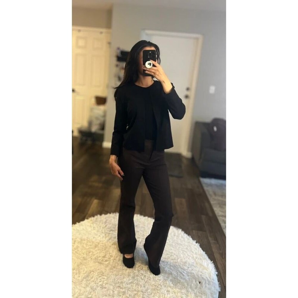 Philosophy Republic Clothing XS Black Collarless Cropped Blazer Jacket